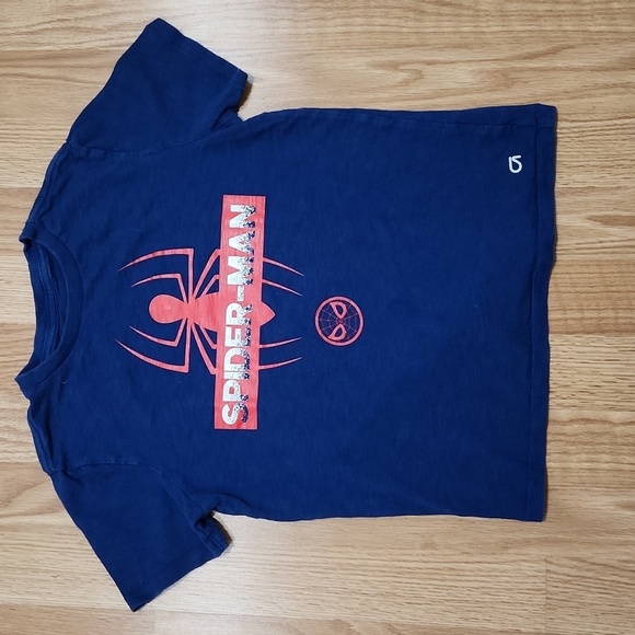 4 Boys Graphic Short Sleeve T-Shirts Set - Black, Blue, Gray Size Medium - Picture 6 of 9